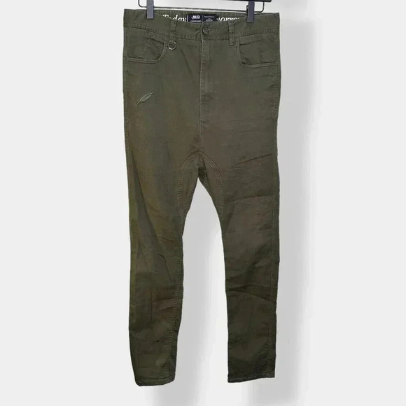 Publish Garments Men's Green Skinny Jean - Picture 1 of 4